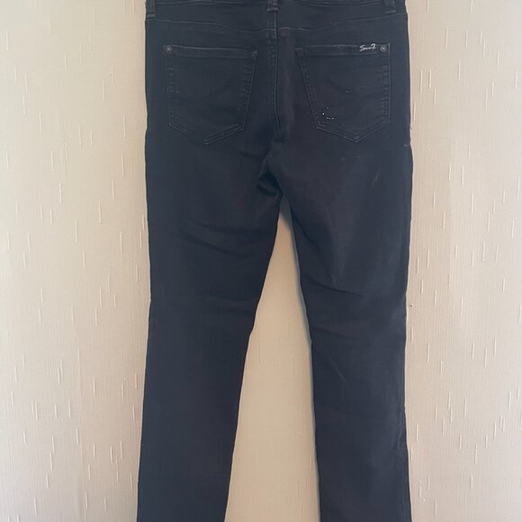 Women's Seven7s jeans.  Black, size 6. - Picture 4 of 7